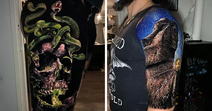 30 Tatuajes alucinantes de Sandry Riffard que te darán escalofríos