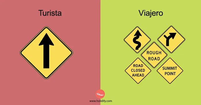 Holidify publica una serie de imágenes que ilustran las diferencias entre turistas y viajeros (12 fotos)