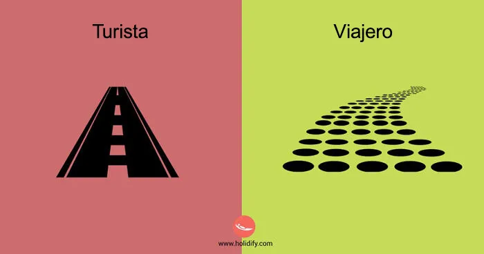 Holidify publica una serie de imágenes que ilustran las diferencias entre turistas y viajeros (12 fotos)