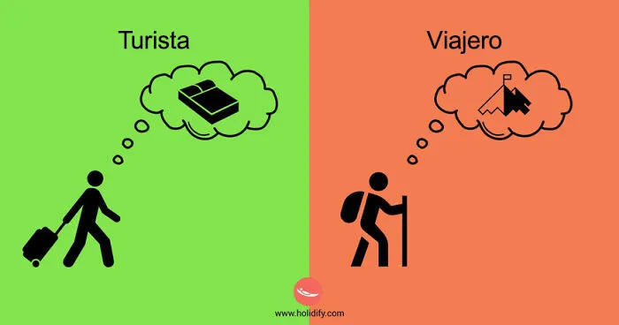 Holidify publica una serie de imágenes que ilustran las diferencias entre turistas y viajeros (12 fotos)