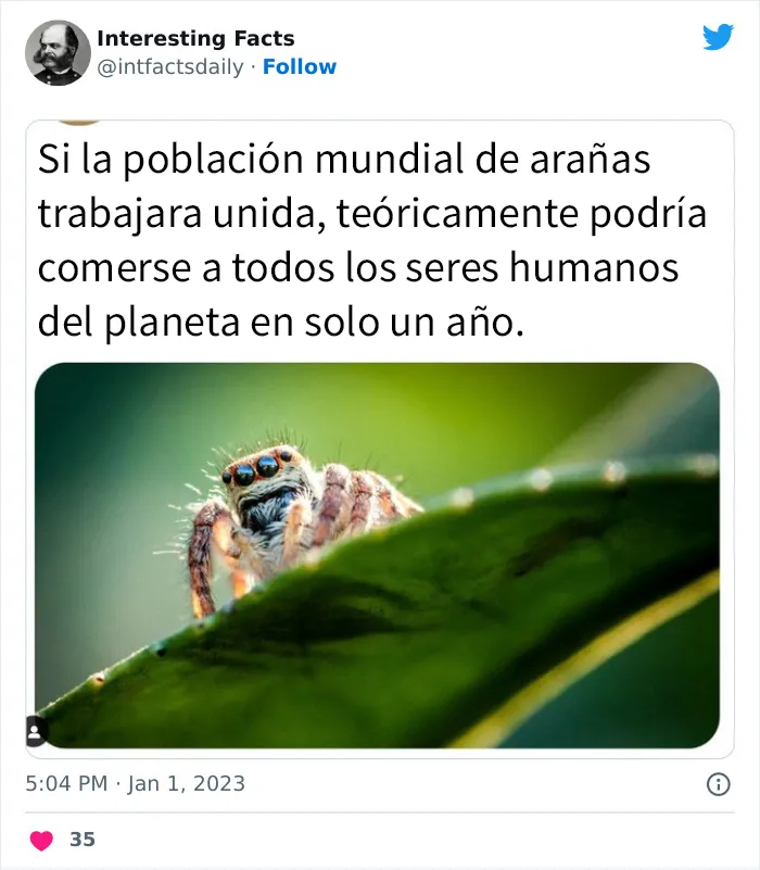 20 curiosidades sobre todo un poco, compartidas por esta cuenta de Twitter llamada “Datos interesantes”