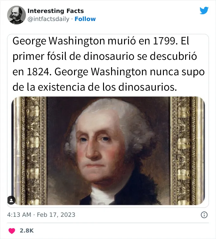 20 curiosidades sobre todo un poco, compartidas por esta cuenta de Twitter llamada “Datos interesantes”