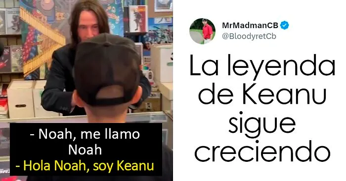 La leyenda de Keanu Reeves sigue creciendo tras un tierno encuentro con un fan de 9 años