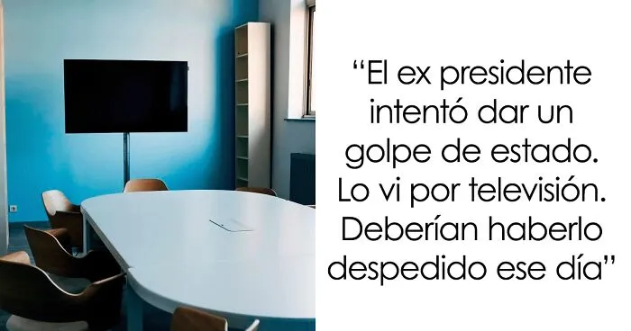 Una persona pregunta: "¿Has presenciado alguna vez algo por lo que deberían haber despedido a alguien en el trabajo?" Internet responde (20 ejemplos)