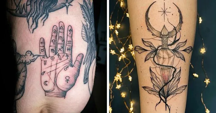 30 Tatuajes muy simbólicos para sentirse brujita todo el año