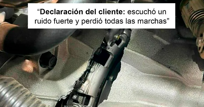 24 Averías increíbles que los mecánicos tuvieron que fotografiar para que les creyeran (nuevas fotos)