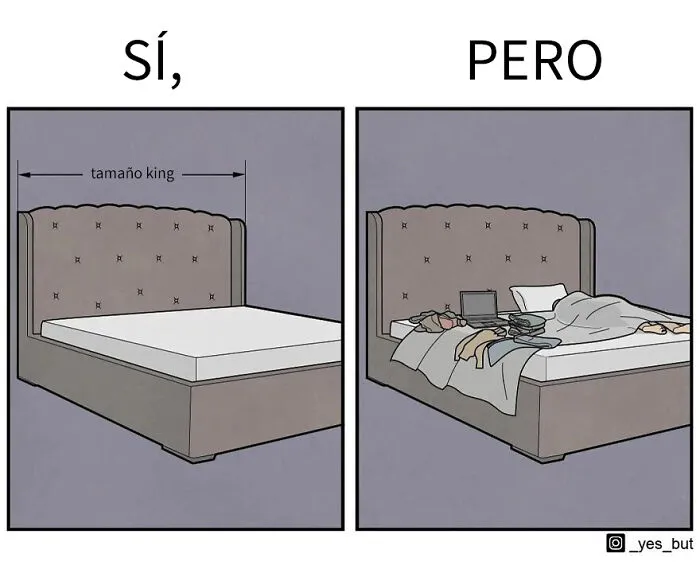Este ilustrador revela contradicciones de la sociedad con sus cómics irónicos "Sí, pero..."