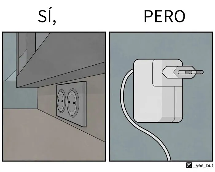 Este ilustrador revela contradicciones de la sociedad con sus cómics irónicos "Sí, pero..."