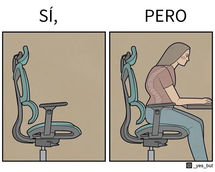Este ilustrador revela contradicciones de la sociedad con sus cómics irónicos "Sí, pero..."