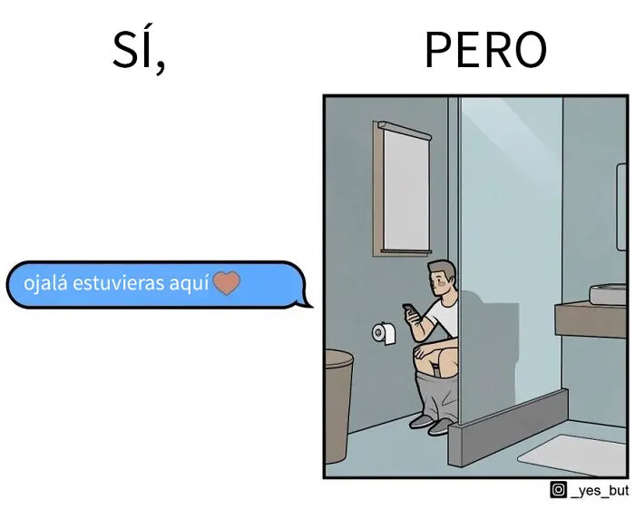 Este ilustrador revela contradicciones de la sociedad con sus cómics irónicos "Sí, pero..."