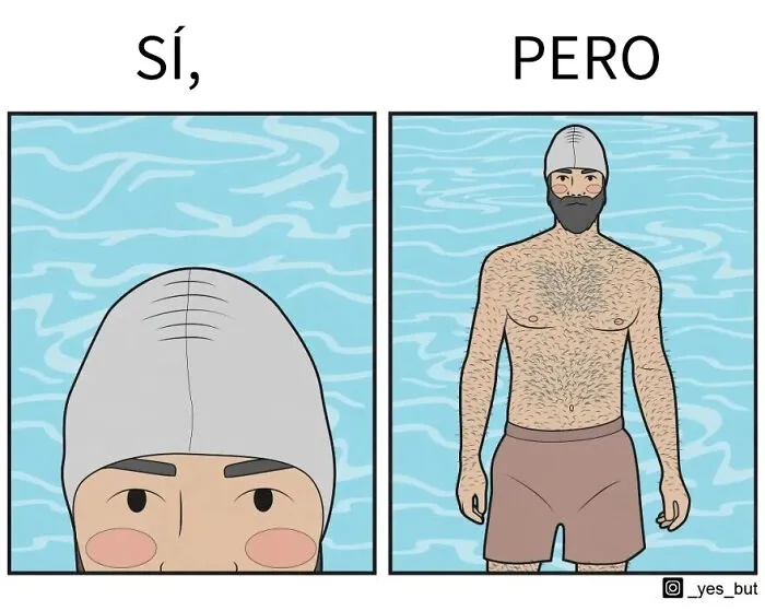 Este ilustrador revela contradicciones de la sociedad con sus cómics irónicos "Sí, pero..."
