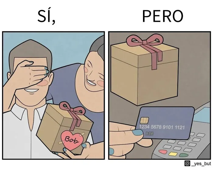 Este ilustrador revela contradicciones de la sociedad con sus cómics irónicos "Sí, pero..."