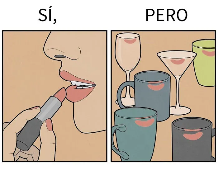 Este ilustrador revela contradicciones de la sociedad con sus cómics irónicos "Sí, pero..."