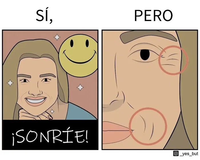 Este ilustrador revela contradicciones de la sociedad con sus cómics irónicos "Sí, pero..."