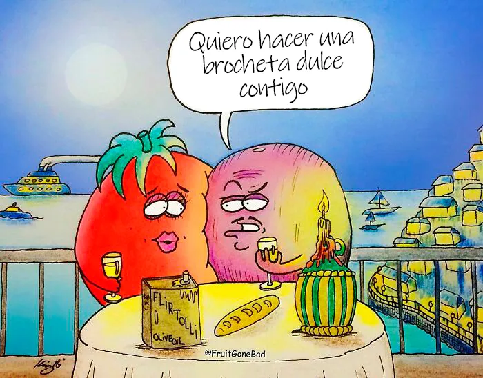 12 Nuevos cómics ligeramente inapropiados sobre fruta "echada a perder"