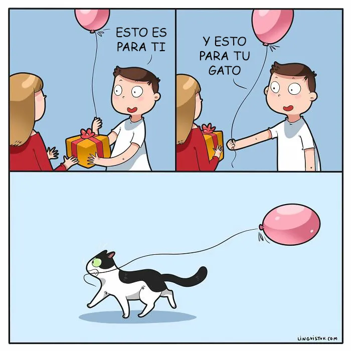 Esta artista ilustra cómo es vivir con un gato (25 nuevos cómics)