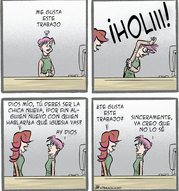 10 Nuevos y divertidos cómics con los que se identificarán quienes trabajan de cara al público