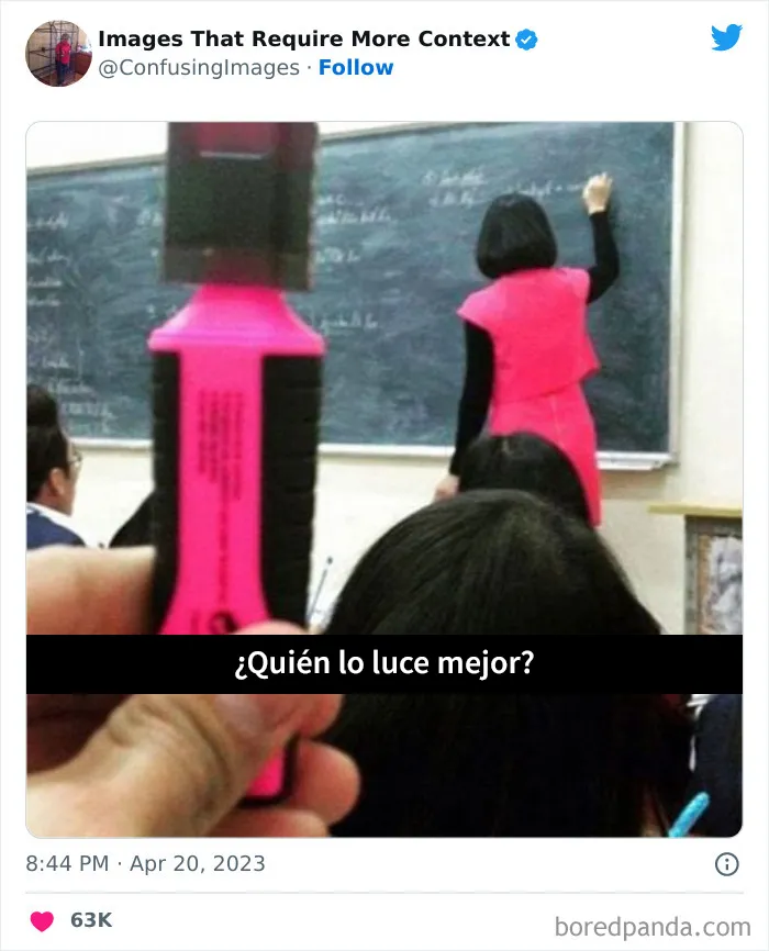 20 “Imágenes que requieren más contexto” y dan exactamente lo que prometen