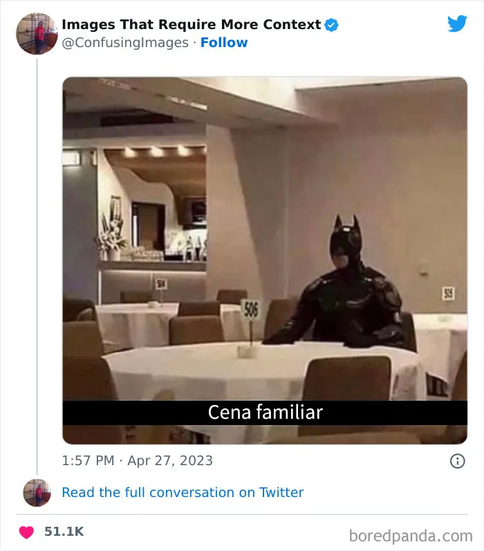 20 “Imágenes que requieren más contexto” y dan exactamente lo que prometen