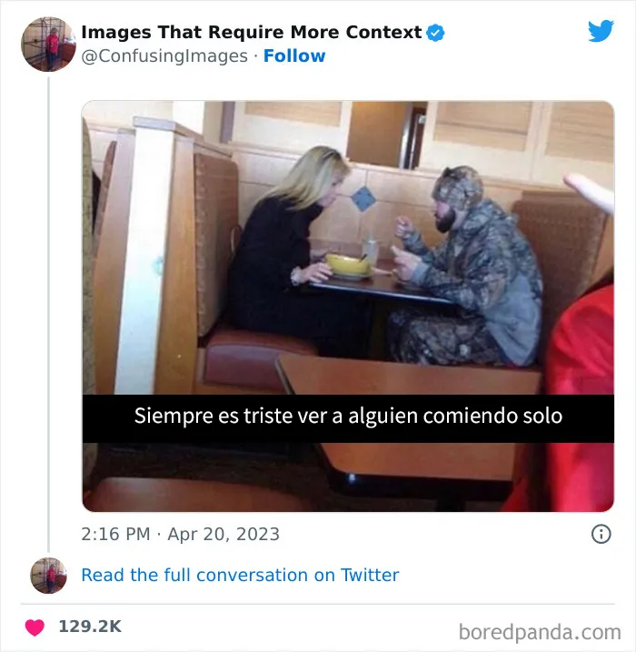 20 “Imágenes que requieren más contexto” y dan exactamente lo que prometen