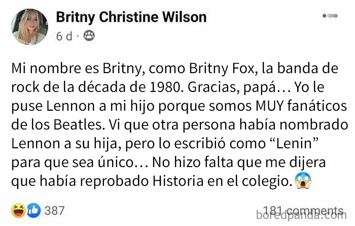 20 Nombres muy inusuales y desafortunados que los padres dieron a sus hijos (nuevas imágenes)