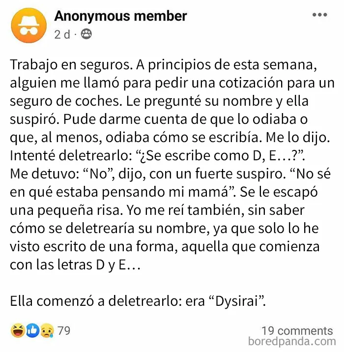 20 Nombres muy inusuales y desafortunados que los padres dieron a sus hijos (nuevas imágenes)