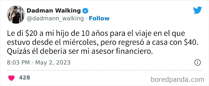 20 tuits divertidos con los que padres y madres podrán sentirse muy identificados