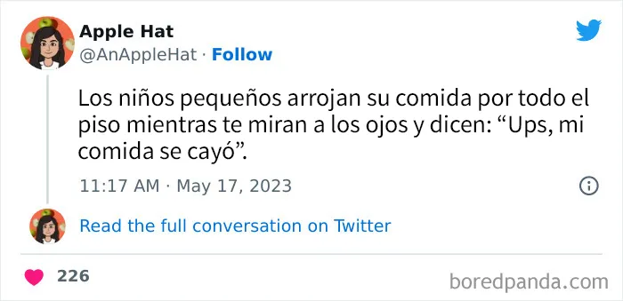 20 tuits divertidos con los que padres y madres podrán sentirse muy identificados