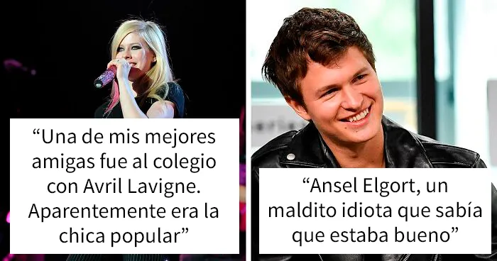 “Para quienes fueron a clase con celebridades, ¿cómo eran?” (25 respuestas)