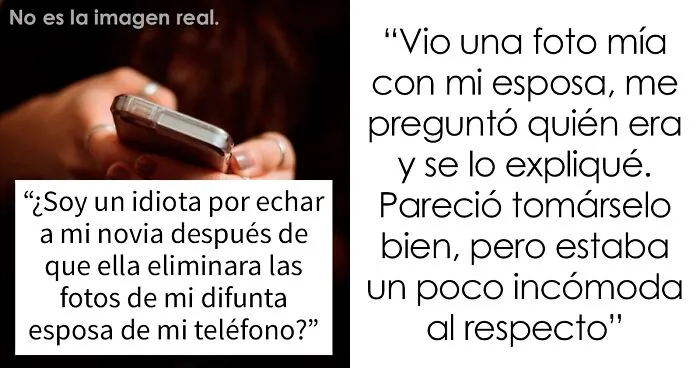 Este hombre echó a su novia de casa después de que ella borrara las fotos de su difunta esposa