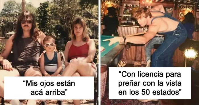 25 Fotos para recordar a esos «padres de la vieja escuela» en toda su gloria