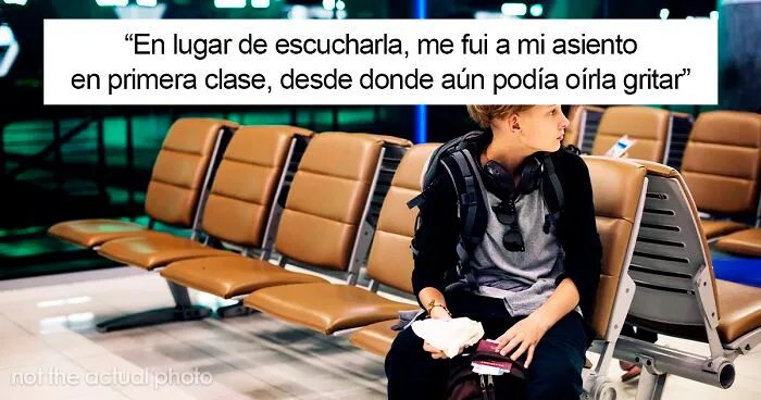 Esta madre engreída exigía que toda su familia volara en 1ª clase echando a un menor de su asiento, y acabó siendo expulsada del avión