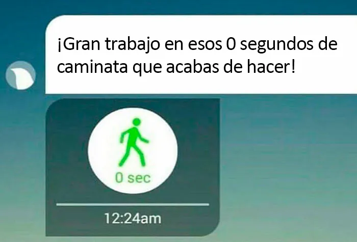 Avergonzado por una aplicación de fitness pasivo-agresiva