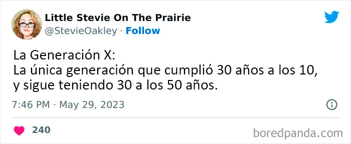 20 Tuits sobre quienes pertenecen a la Generación X