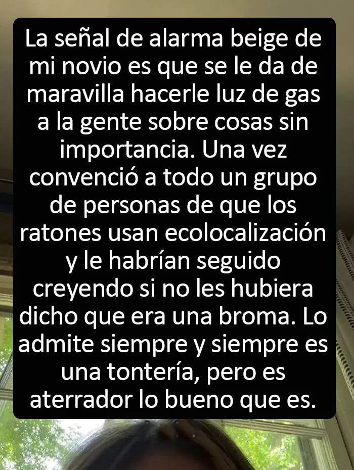 20 Personas comparten divertidas y a veces extrañas "Señales de alarma beige" de sus parejas