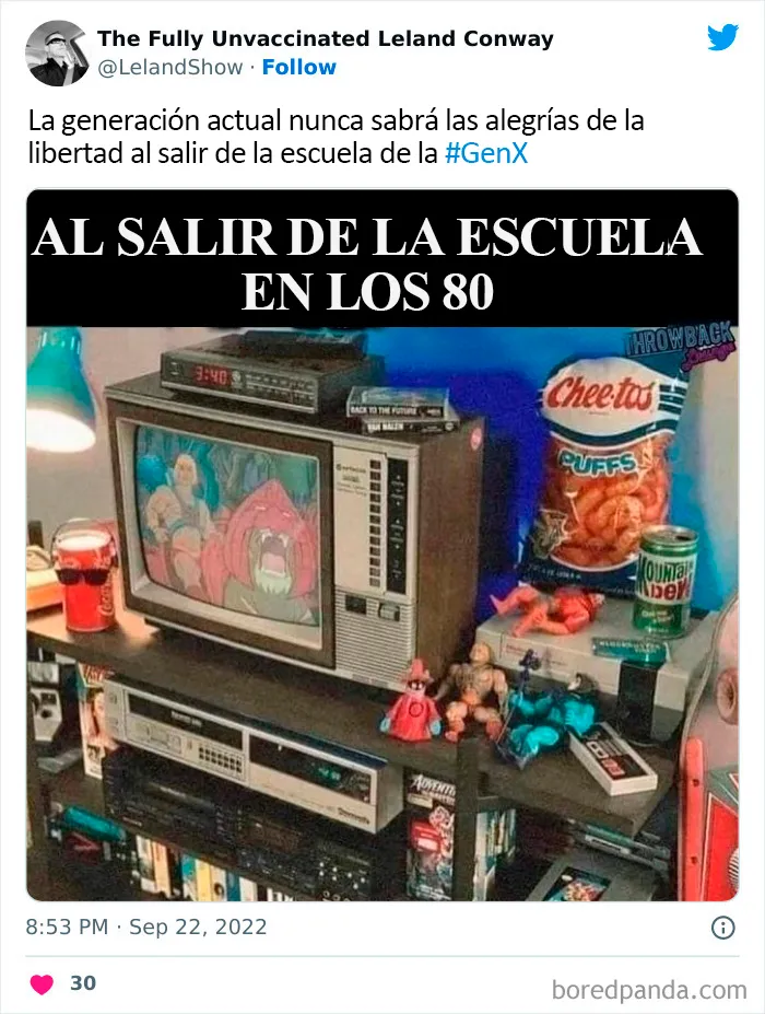 20 Tuits sobre quienes pertenecen a la Generación X