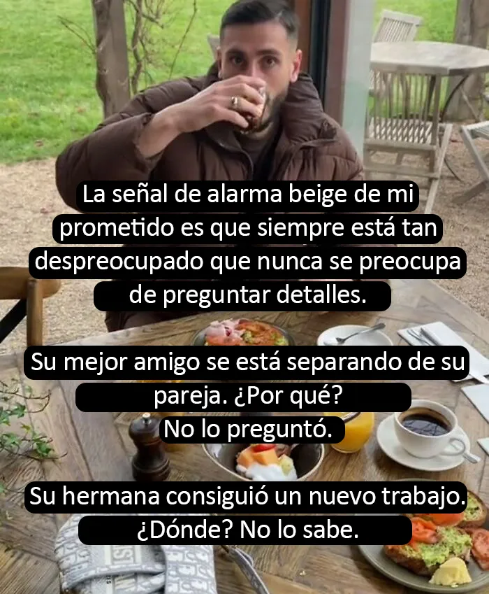 20 Personas comparten divertidas y a veces extrañas "Señales de alarma beige" de sus parejas