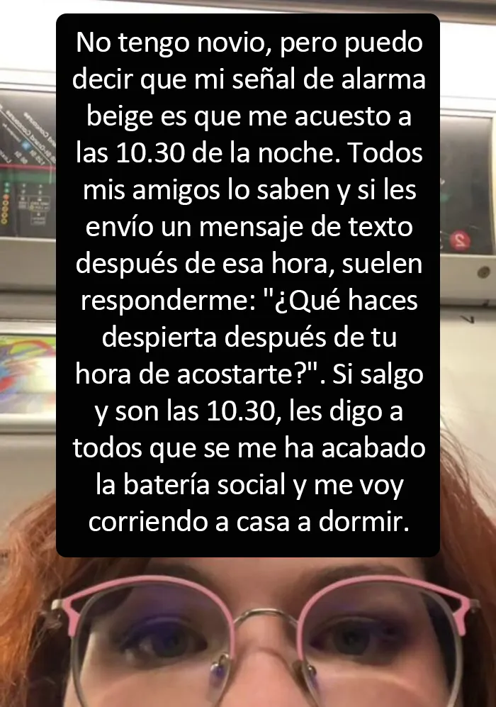 20 Personas comparten divertidas y a veces extrañas "Señales de alarma beige" de sus parejas