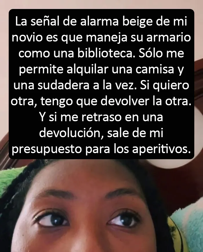 20 Personas comparten divertidas y a veces extrañas "Señales de alarma beige" de sus parejas