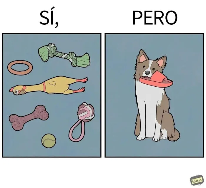 «Sí, pero»: 15 Nuevas e ingeniosas ilustraciones sobre nuestras contradicciones humanas (edición mascotas)