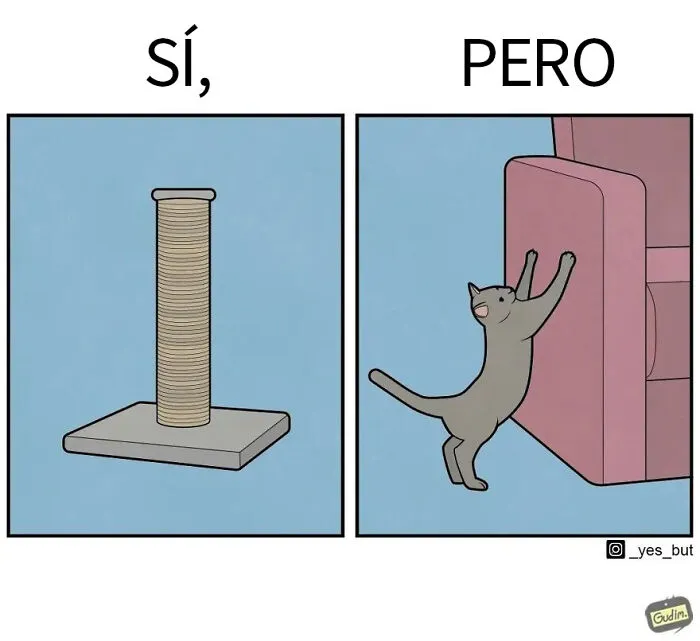«Sí, pero»: 15 Nuevas e ingeniosas ilustraciones sobre nuestras contradicciones humanas (edición mascotas)