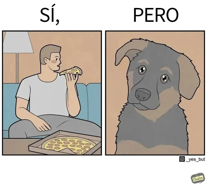 «Sí, pero»: 15 Nuevas e ingeniosas ilustraciones sobre nuestras contradicciones humanas (edición mascotas)