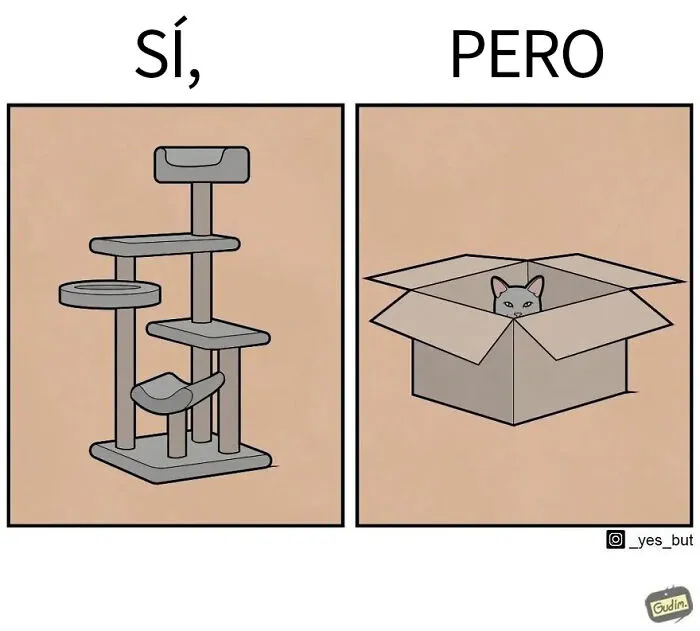 «Sí, pero»: 15 Nuevas e ingeniosas ilustraciones sobre nuestras contradicciones humanas (edición mascotas)