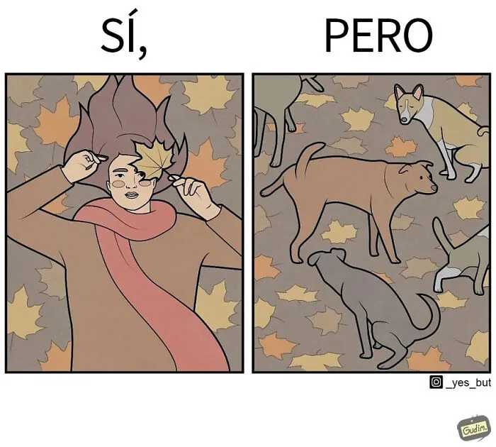 «Sí, pero»: 15 Nuevas e ingeniosas ilustraciones sobre nuestras contradicciones humanas (edición mascotas)