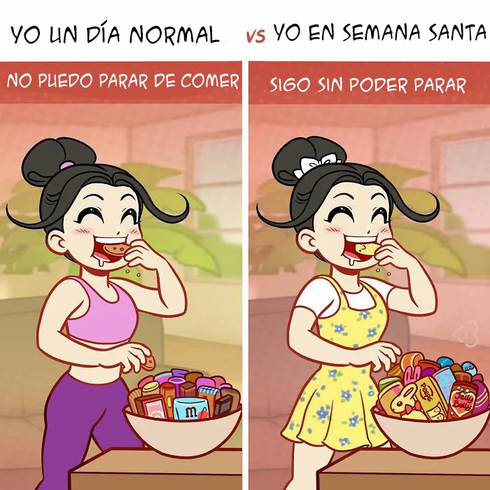 15 Nuevos cómics de esta entrenadora de fitness que comparte su vida diaria