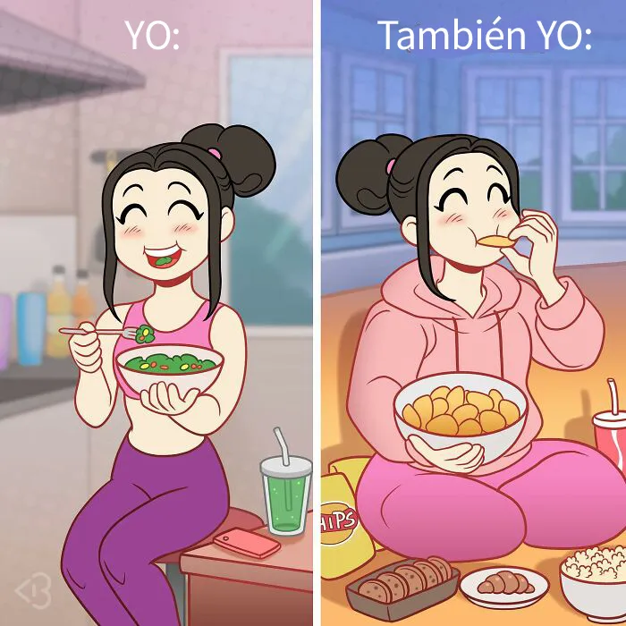 15 Nuevos cómics de esta entrenadora de fitness que comparte su vida diaria