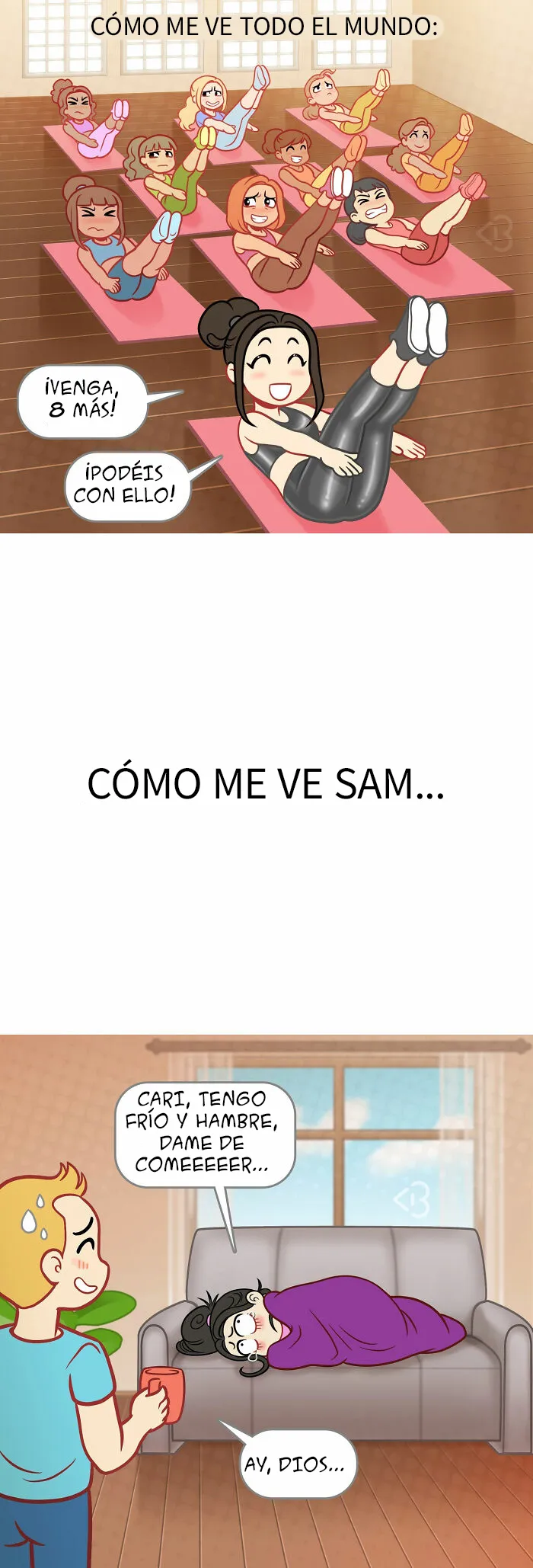 15 Nuevos cómics de esta entrenadora de fitness que comparte su vida diaria