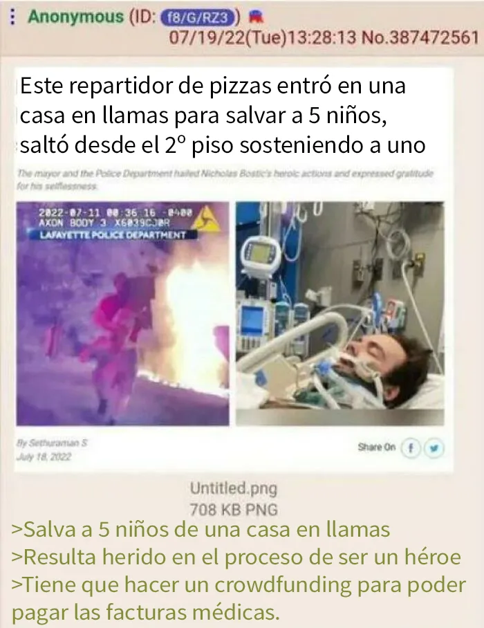 Eres buen tipo, pero esto es EEUU