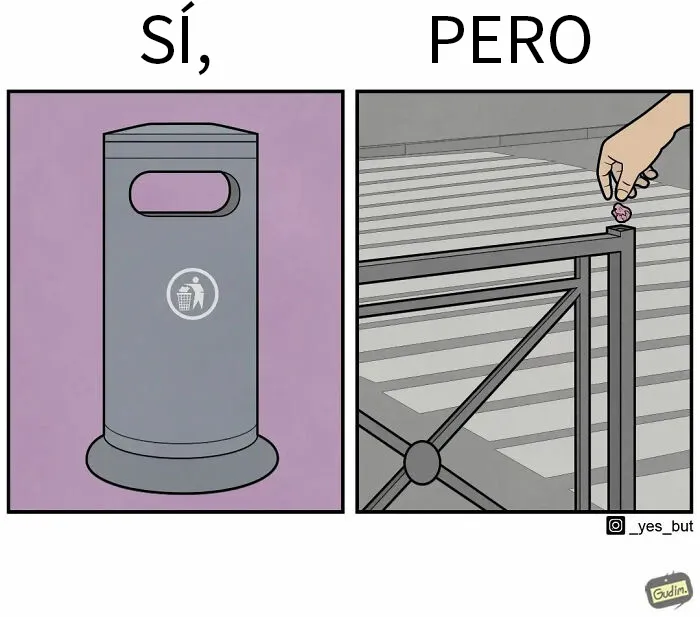 “Sí, pero”: 18 Nuevas e ingeniosas ilustraciones sobre nuestras contradicciones humanas