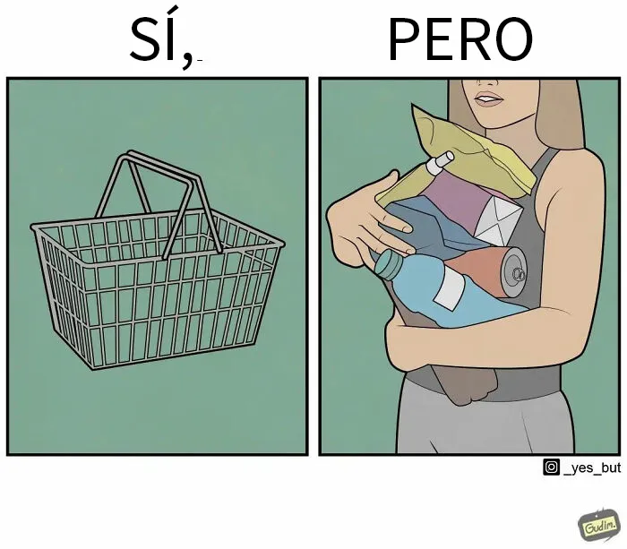 “Sí, pero”: 18 Nuevas e ingeniosas ilustraciones sobre nuestras contradicciones humanas
